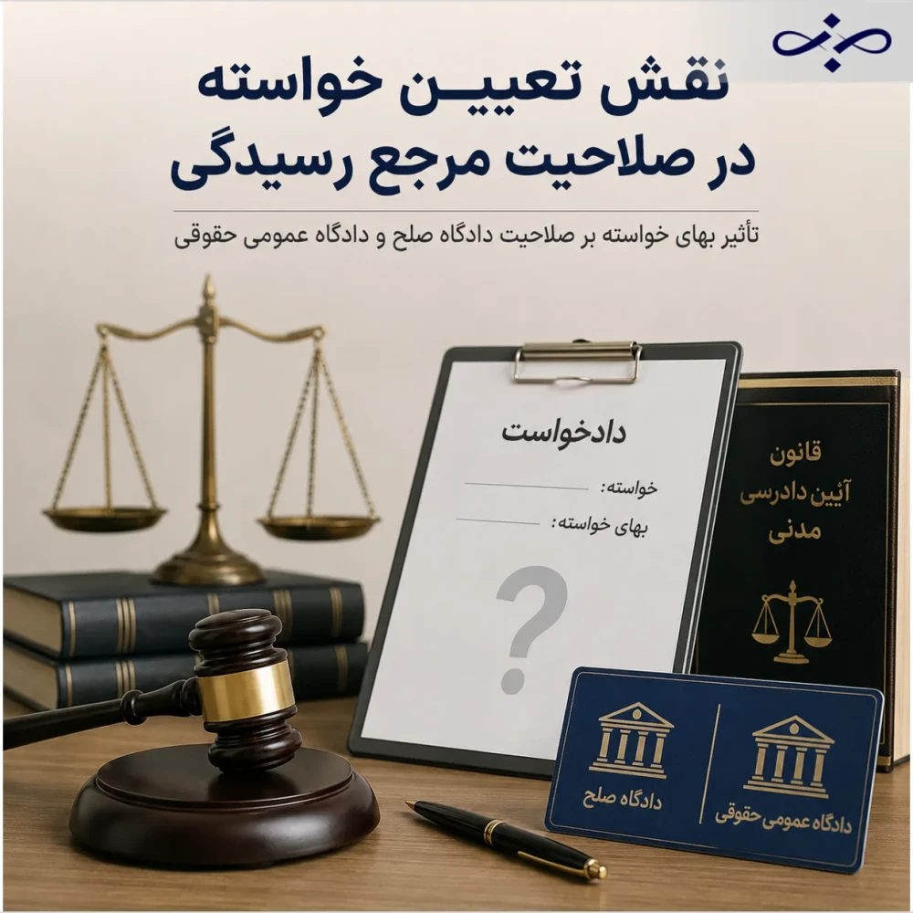 نقش تعیین خواسته و بهای خواسته در تعیین صلاحیت مرجع رسیدگی