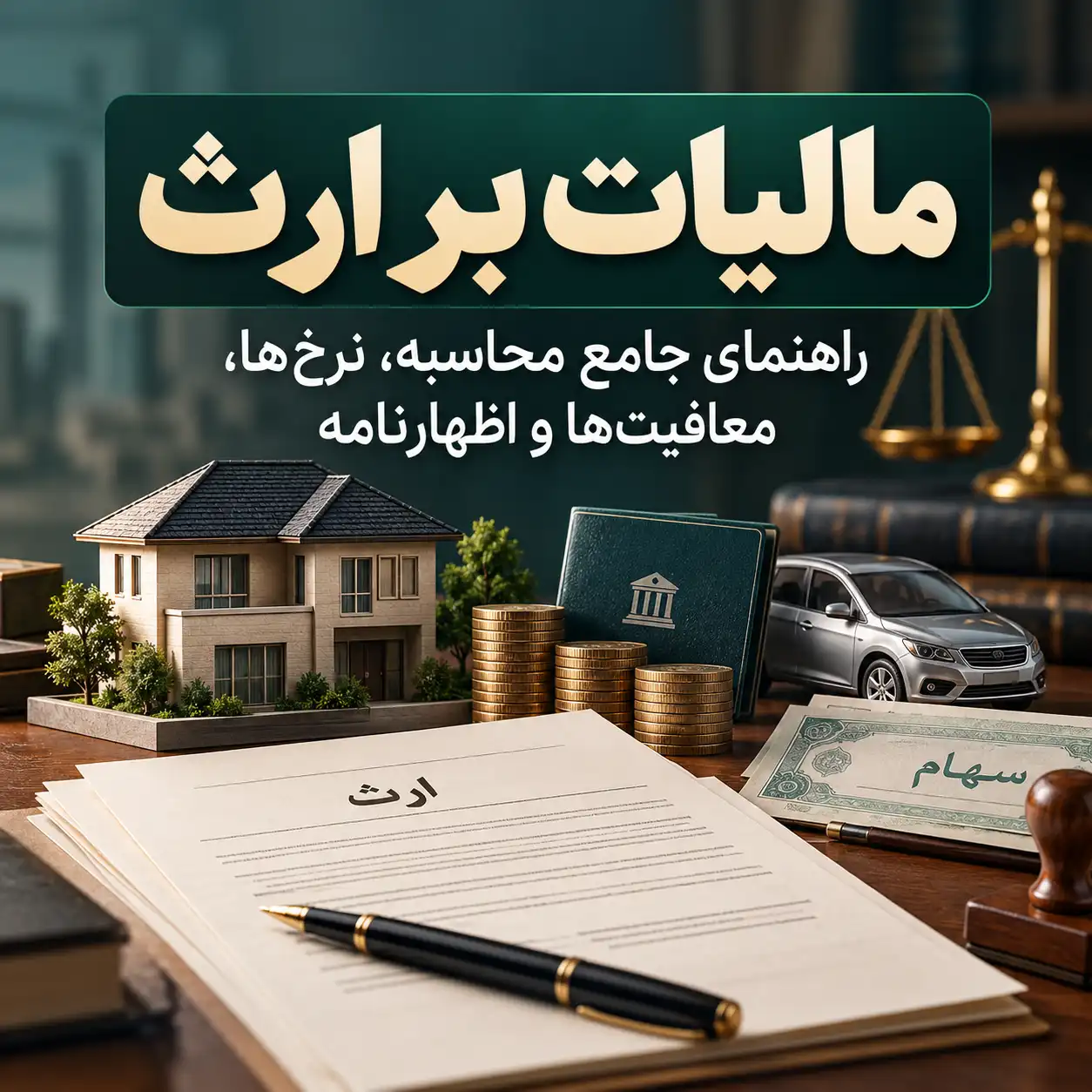 مالیات بر ارث؛ راهنمای جامع محاسبه، نرخ‌ها، معافیت‌ها و اظهارنامه