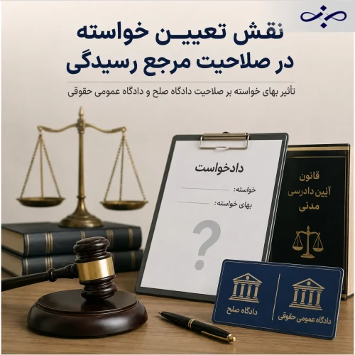 نقش تعیین خواسته و بهای خواسته در تعیین صلاحیت مرجع رسیدگی